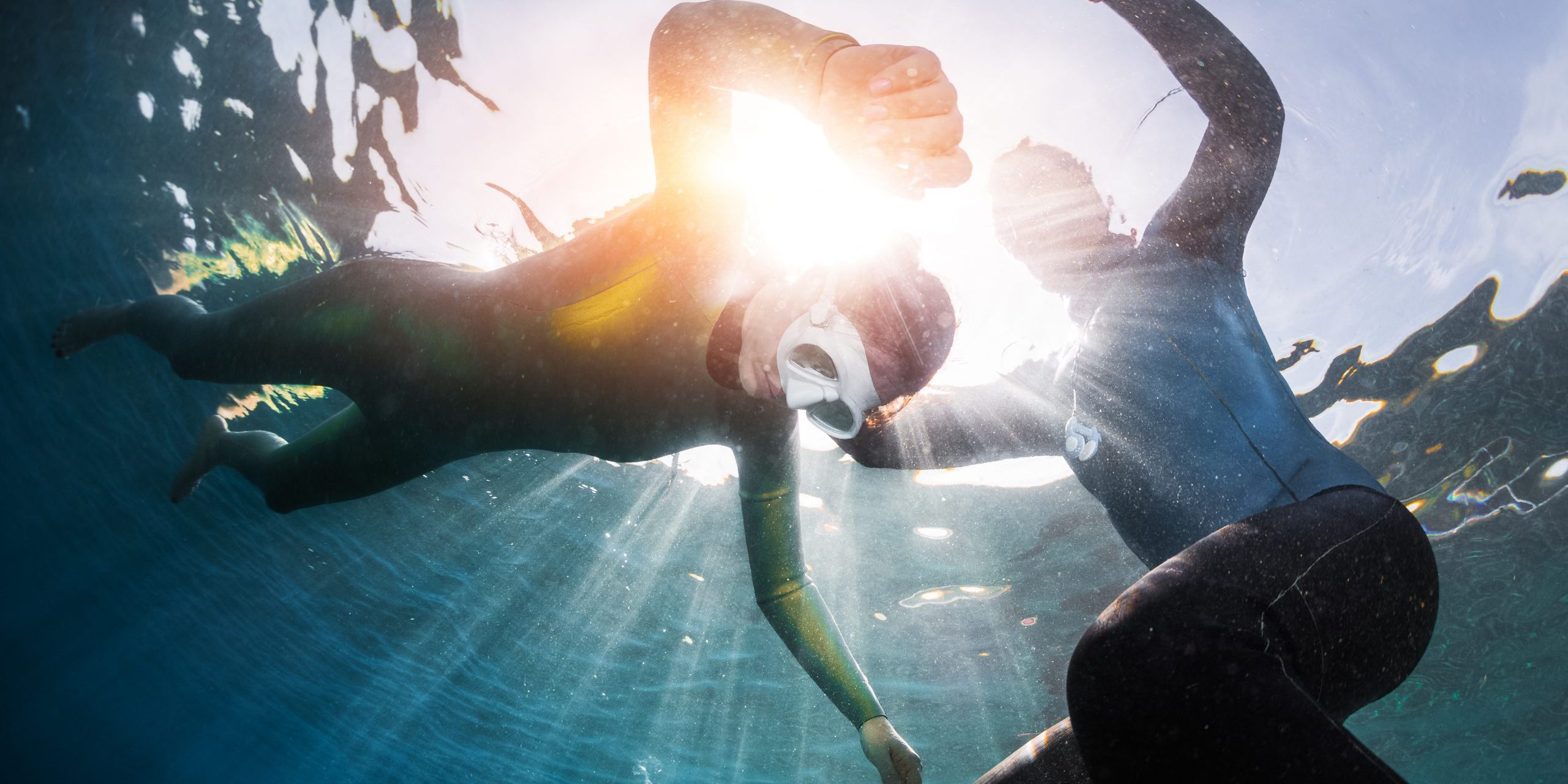 Free divers training