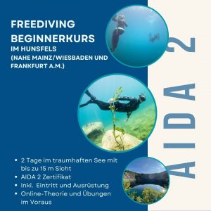 AIDA 2 Freedivingkurs für Anfäner bei Frankfurt