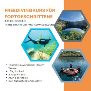 AIDA 3 im Hunsfels: Freedivingkurs für Fortgeschrittene
